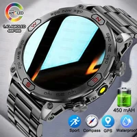 2025 New For Xiaomi Outdoor Smart Watch Men 1.43-Inch HD AMOLED Screen GPS Compass 450 Mah Battery Bluetooth Call SmartWatches 1
