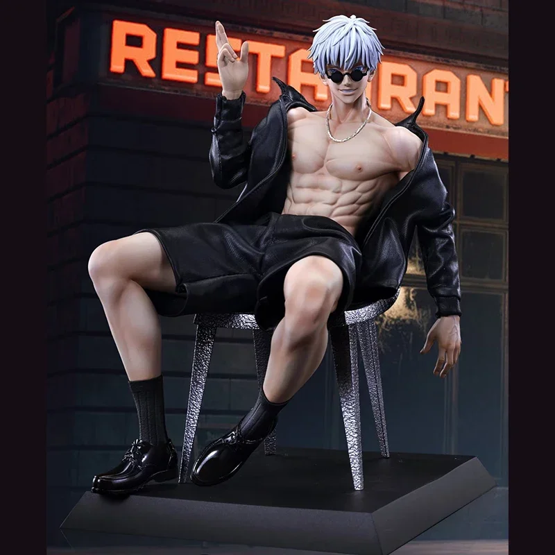 thumbnail image 1 of Figuras de acción de Gk Jujutsu Kaisen Gojo Satoru hechas a mano, edición limitada, modelo coleccionable, juguete, adornos para habitación, regalo sorpresa, 1 of 5