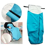 Plush Fleece Lining Wheel Chair Blanket Lap Cover for Leg Foot Universal Fit 2