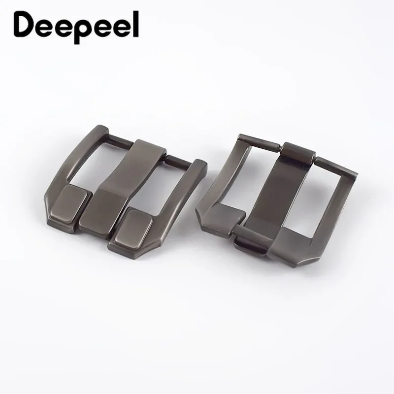 5Pcs ID40/35mm Fashion Men Belt Buckles Metal Pin Buckle for Belts 32-38mm Waistband Head Leather Craft Hardware Jeans Accessory