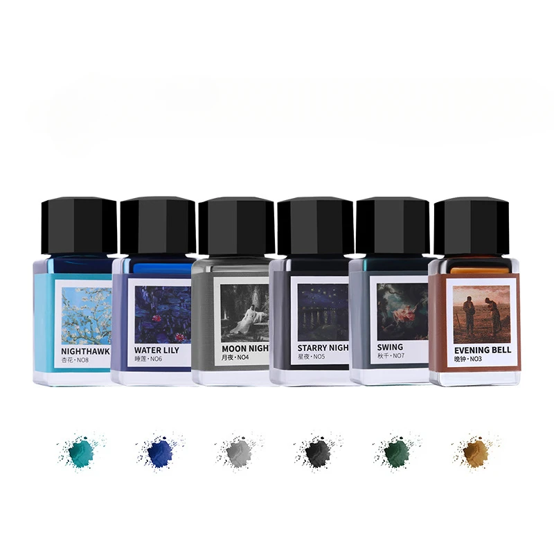 18mi Waterproof Ink Pen Watercolor Painting Brown Supplementary Hook Line Special Watercolor Painting Ink Supplies