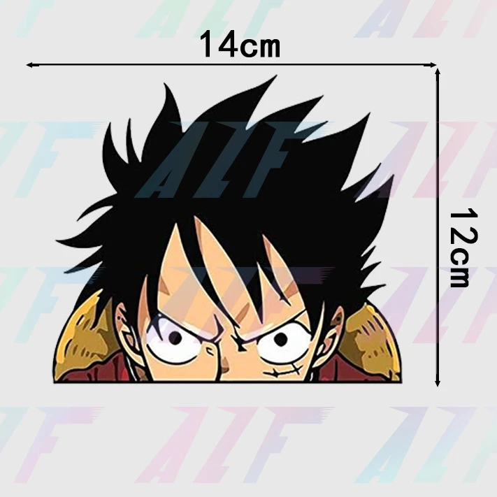 Adesivo Desenho Luffy One Piece - Luffy Resinado