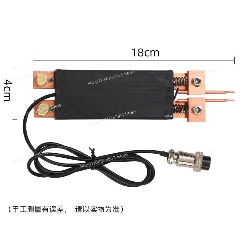구리 팁 휴대용 스폿 용접기 펜 - 18650 전원 리튬 배터리, 자동 접촉 용접, 소형 DIY 수리 액세서리