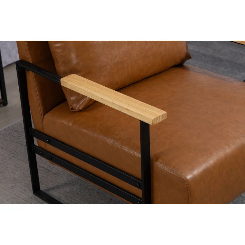 Ljustra Leather Accent Chair