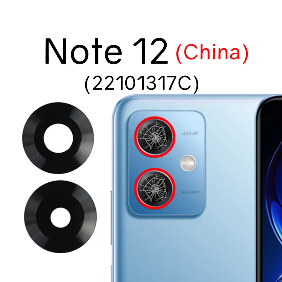 Back Rear Camera Glass Lens Replacement For Xiaomi Redmi Note 12 Pro Plus 2022 | Xiaomi Redmi Note 12 Pro Plus | Redmi Note | Xiaomi | Mobile Spare Parts - View #5