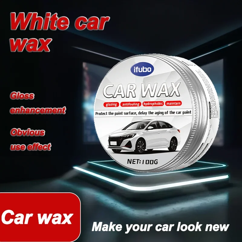 NEW Premium White Car wax – Scratch repair and polishing paste for long-lasting shine and protection for all white vehicles BEST SELLERS