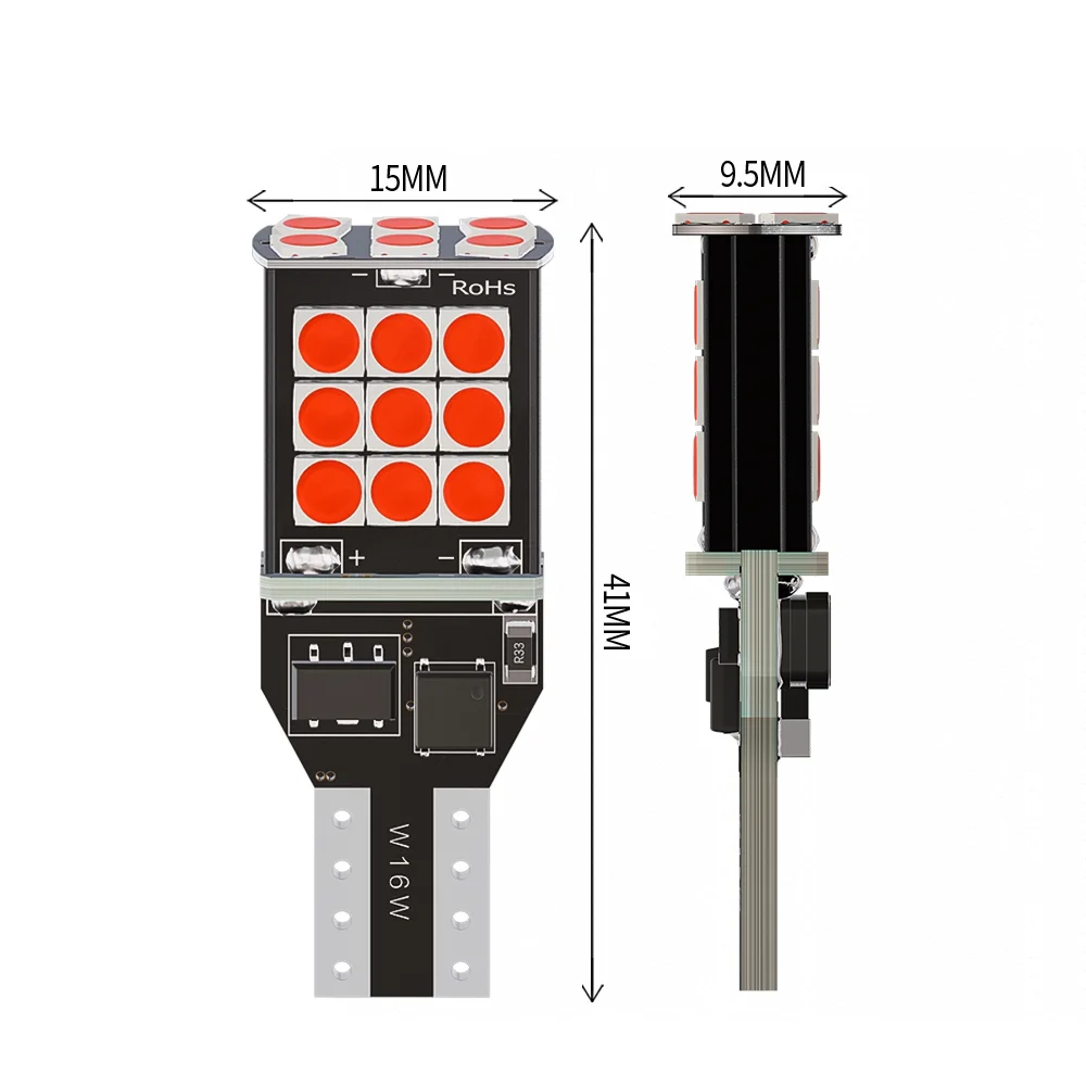LED  Ʈ   ĵ  3030 24 Ĩ,  ,  LED ĵ 921 912 W16W ڵ LED , T15 W16W, 2 