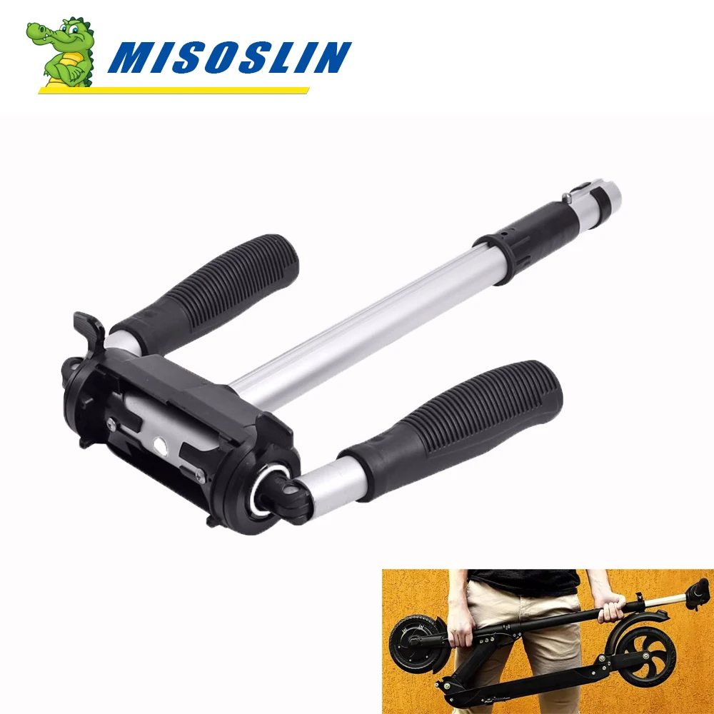 

8 Inch Electric Scooter Folding Handlebar Handle Grip Set for Kugoo S1 S2 S3 T-bar Faucet Set Aluminium Kick Scooter Accessory