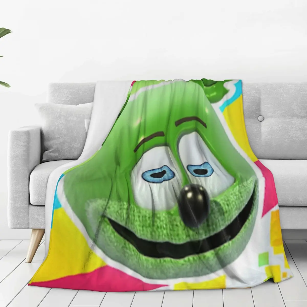 Gummibar (The Gummy Bear) Blankets Fleece Breathable Sofa Throw Blankets For Couch Bedding Office Throws Bedspread Quilt 2