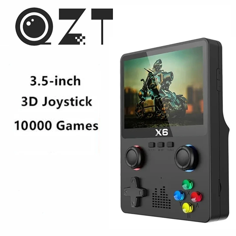 Console Portatile R36S Retro Gaming – Schermo IPS 3,5'' 640x480, Linux, 64GB Con 10000+ Giochi (Verde)