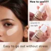 Concealer foundation set, natural and clear, brighten skin tone, moisturize skin, beauty makeup makeup set, long lasting conceal 2