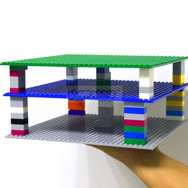 Marumine 32x32 Double-sided Classic Baseplate MOC Blocks Building Parts Base Plate 3811 Compatible for House City Construction 2