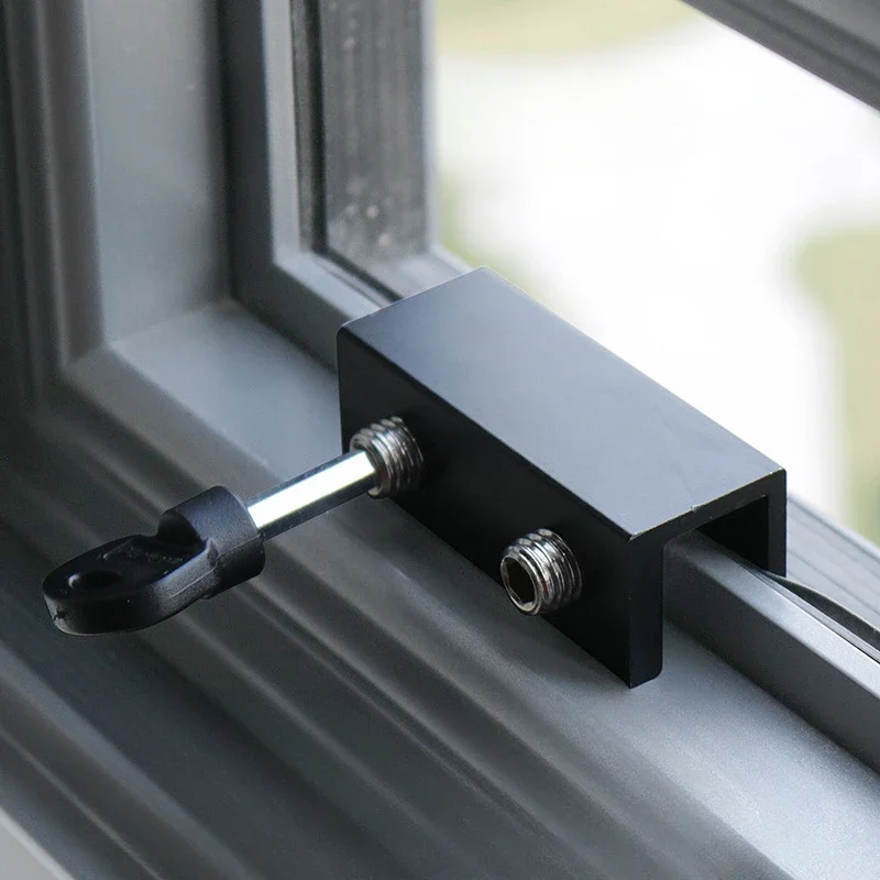 Sliding Sash Stopper Cabinet Locks Straps Doors Security Anti-theft lock Window Sliding Door Baby Kids Child Safety Doors Lock