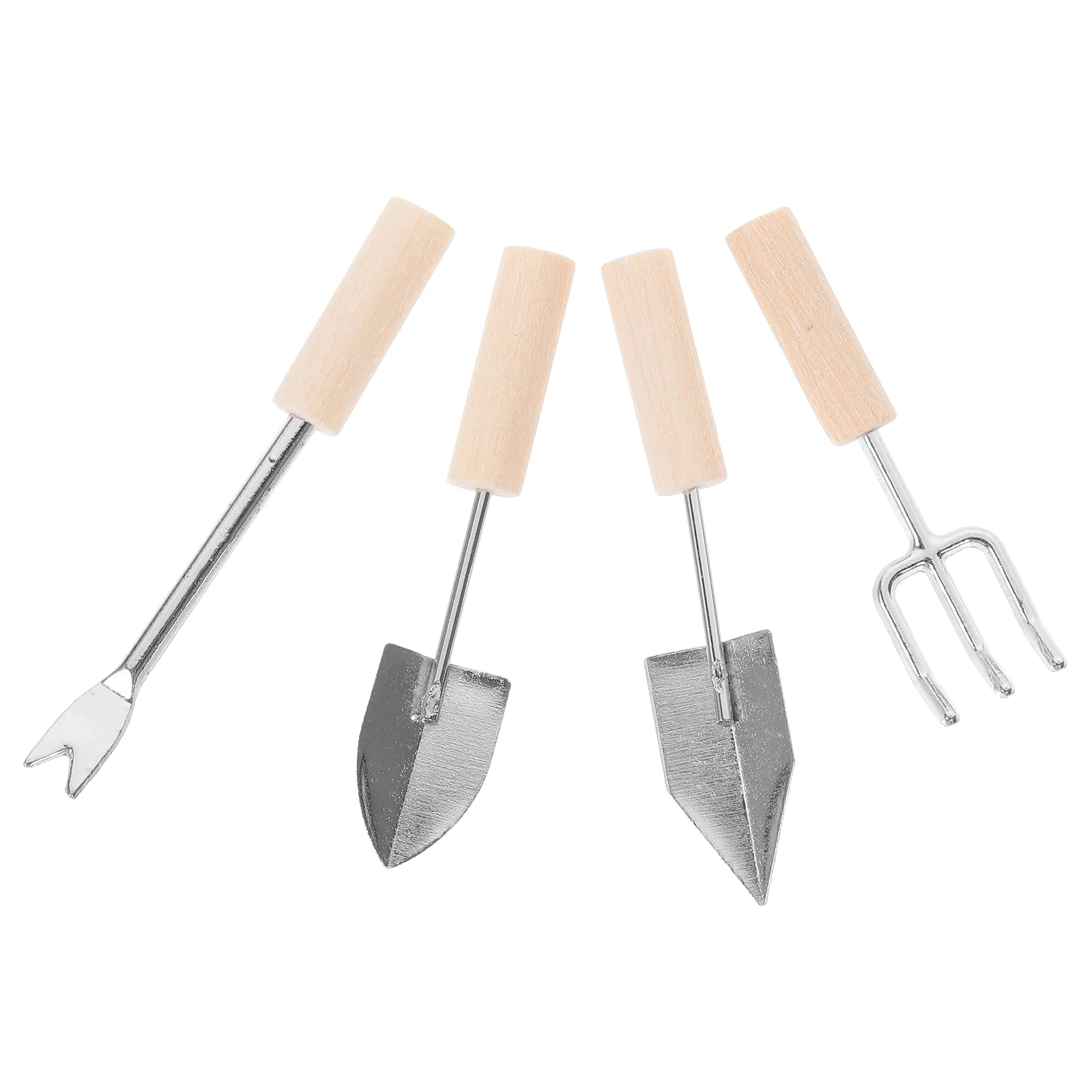 

Искусственные садовые инструменты, украшения для двора, грабли, маленькая крошечная модель животного, железная игрушка для садоводства