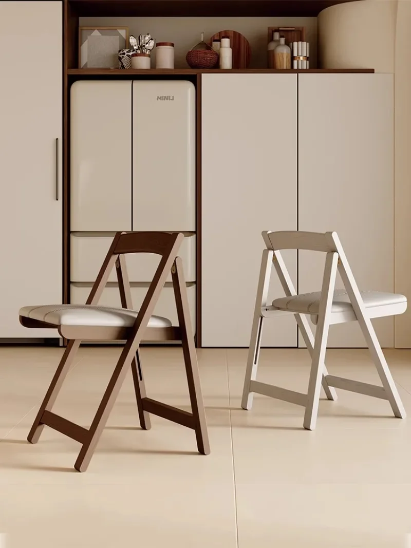 

Folding Minimalist Kitchen Dining Chairs Bedroom Wooden Dresser Chairs Relax Ergonomic Sillas De Comedor Dining Room Furniture