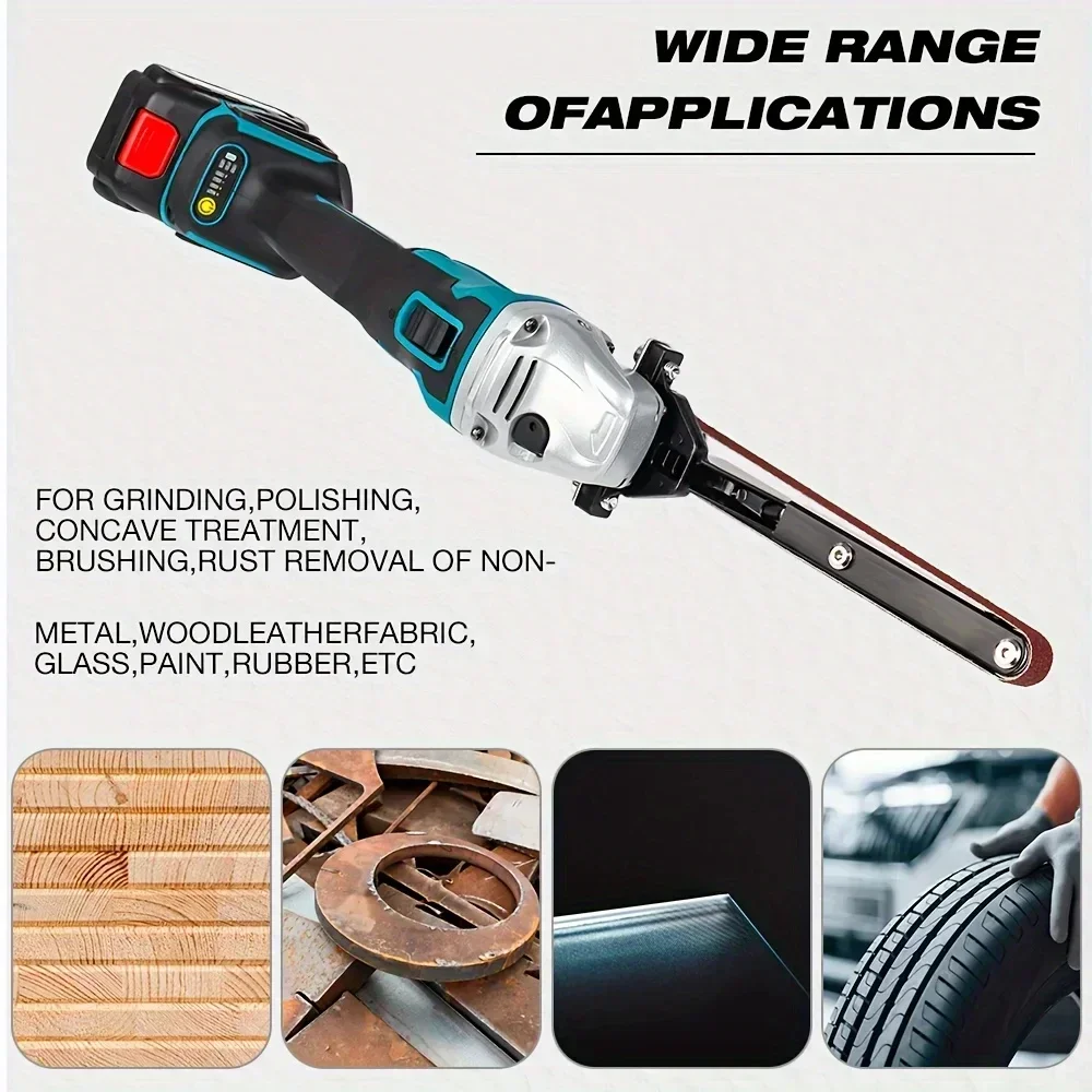 Electric Drill Conversion Angle Grinder Tool Accessories, Metals Handle Holder Adapter Sanding Belt Machine Trimming Polishing 4