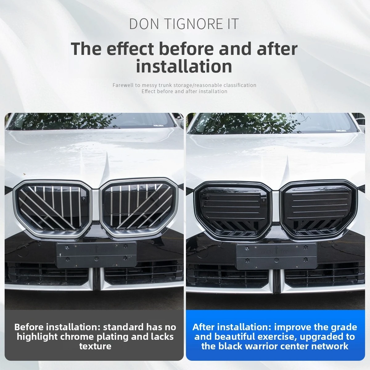 Griglia anteriore per BMW X3 E83 Suv 2004 2005 2006 VR-111 griglia