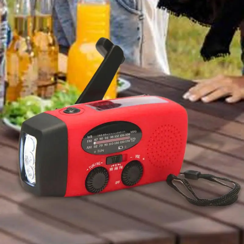 Multifunctional Solar Hand Crank Emergency Radio