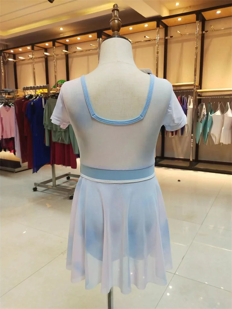 Heißer Verkauf Viele Farben Hohe Qualität Günstige Kinder Mädchen Kind Tanz Tragen Spandex Mesh Ballett Röcke – Detail 20