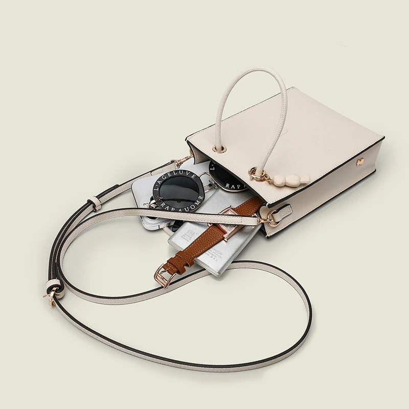 2024 European and American Ladies Exquisite Crossbody Bag Simple Fashion Shoulder Bag Trendy Elegant Women's Bag