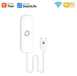 Tuya WiFi Smart Water Leak Sensor Flood Leakage Alarm Flood Leak Detector APP Remote Control Smart Home Security Alarm System
