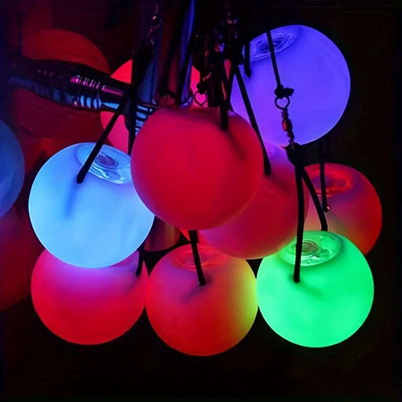 AIUAZA 1 LED lighting ball, rainbow gradient rotating ball, dance gymnastics party performance ball