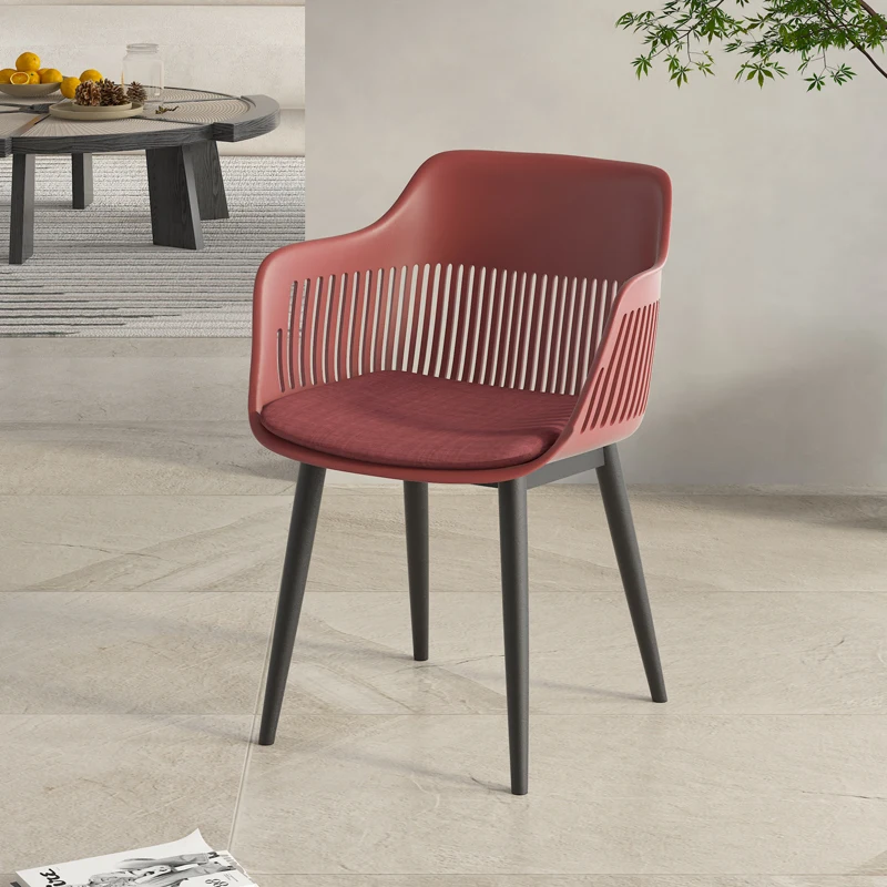 

Modern Minimalist Dining Chair Plastic Luxury Soft Computer Design Chair Ergonomic Vanity Chaises Salle Manger Kitchen Furniture