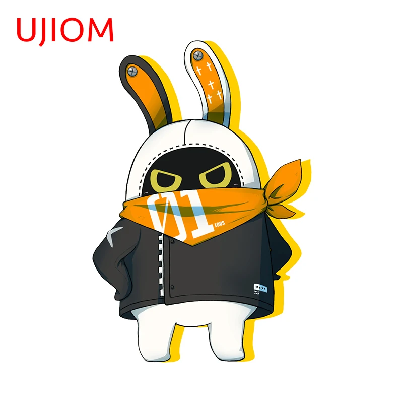UJIOM Funny Bangboo Zenless Zone Zero Wall Stickers Kawaii Window Door Light Switch Decals Fascinating Kids Room Wallpapers