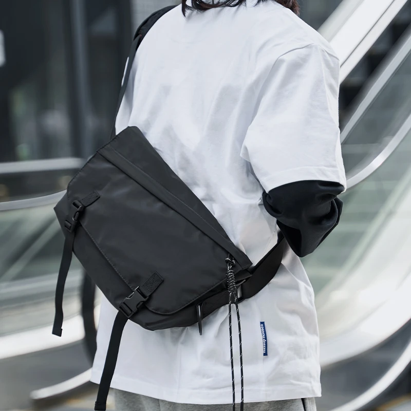 MOYYI Bolso de hombro impermeable para hombre, bandolera informal, de viaje, a la moda|Bolsos bandolera| AliExpress