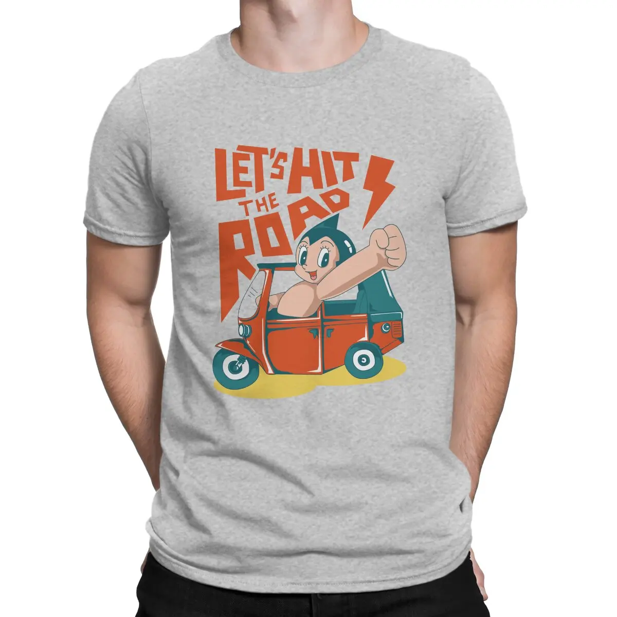 thumbnail image 1 of Camiseta de Hip Hop Astro Boy Tuk-Tuk Bajaj, camiseta casual de verano para adultos, 1 of 7