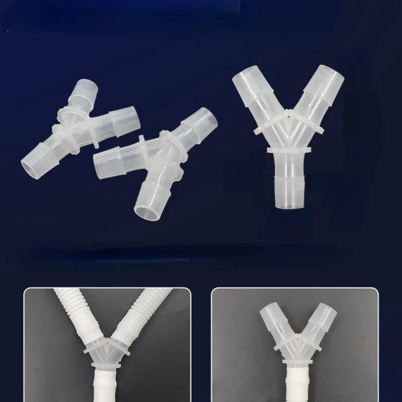 Air condition drain hose connector straight/Y-tee adapter for Midea air conditioner extension Condensate outlet pipe connector