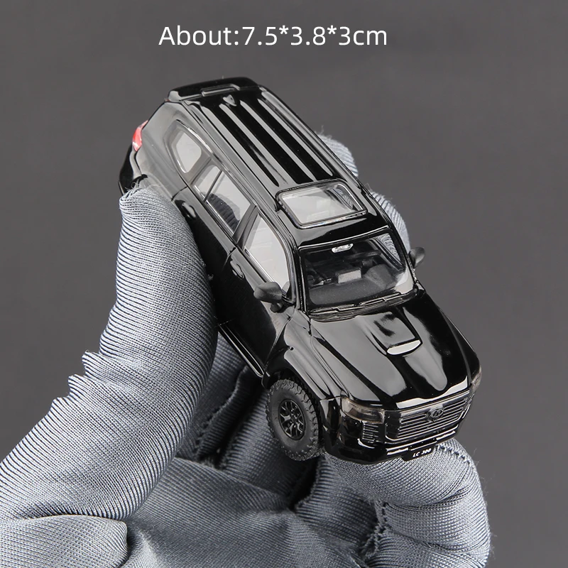 Massdi 1:64 도요타 랜드 크루저 LC80 LC300 자동차 모델 합금 SUV 오프로드 소형 다이캐스트 차량 장난감 컬렉션