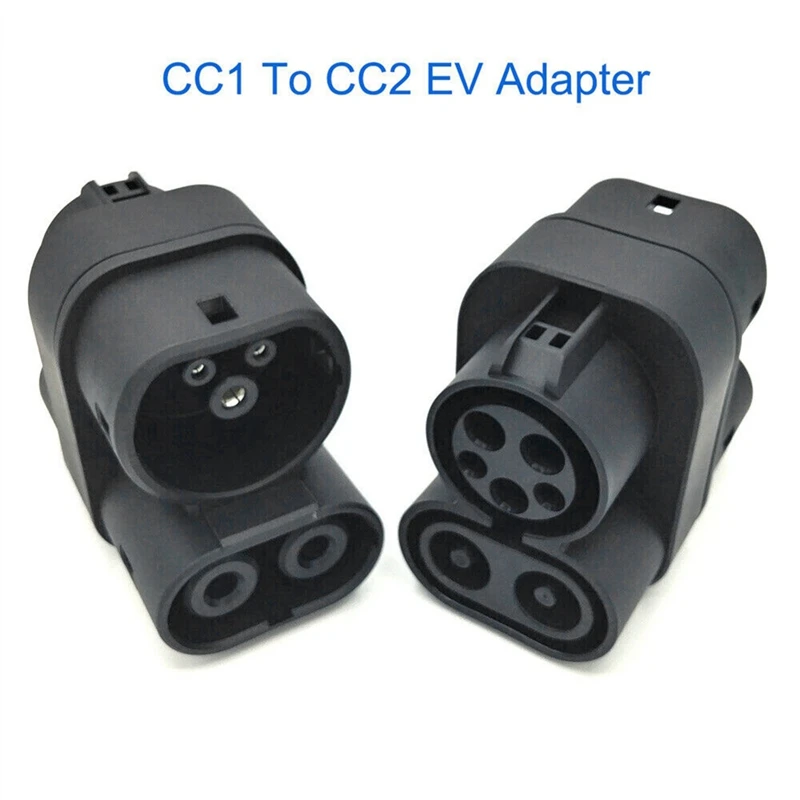 

1 шт. CCS1 к CCS2 EV 1000 В 250A CCS1 к CCS2 штепсельному разъему для зарядки адаптер для зарядного устройства EV