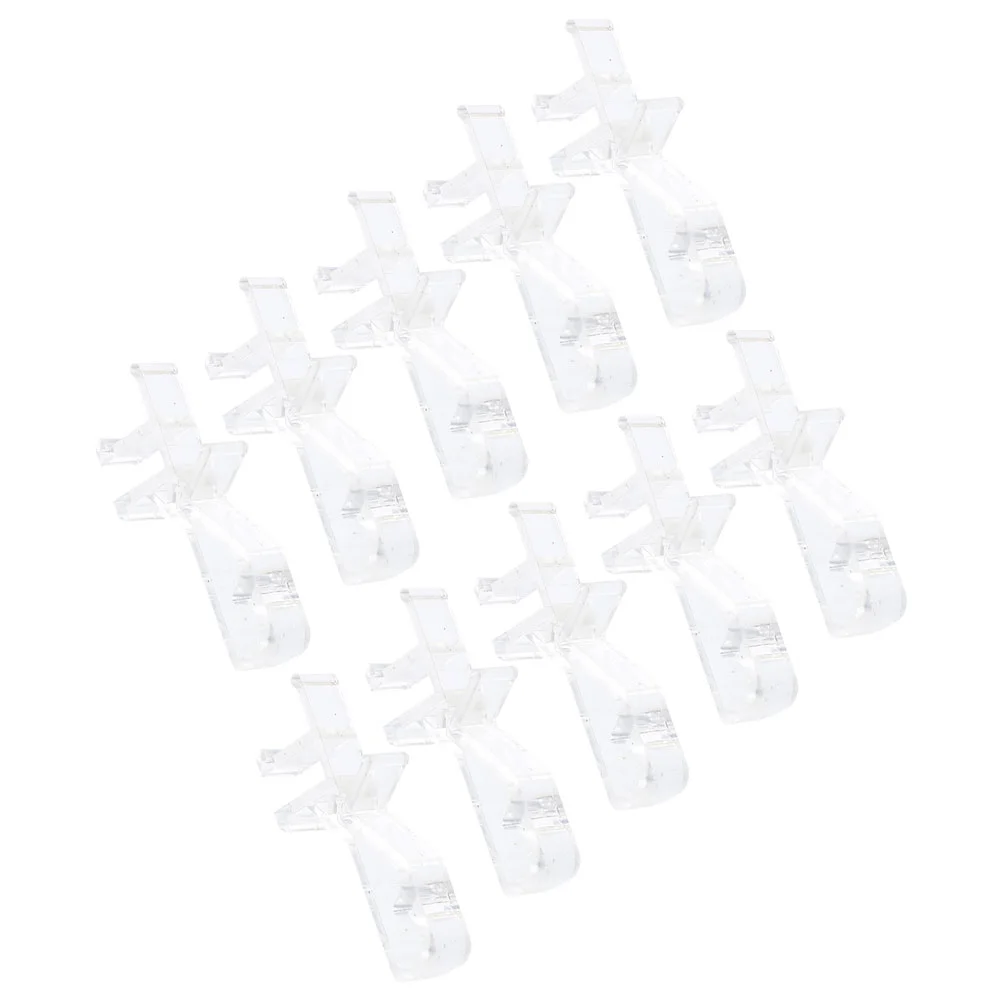 

10 Pcs Accessories Curtain Clip Window Curtains Plastic Blinds Replacement Parts