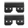 WAHFOX 100PCS/50SET Fast Feed Replacement Ceramic Blades For Oster A5 Grooming Clippers Blade 18Teeth With Box 6