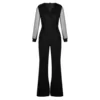 Womens Strapless Jumpsuit Casual Fashion Women'S Solid Color Long Sleeved Pants Summer Woman Fluid Pants Korean Chiffon Jumpsuit 3