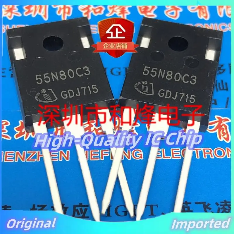 

10PCS-30PCS 55N80C3 SPW55N80C3 TO-247 850V 150A Imported Original Best Quality