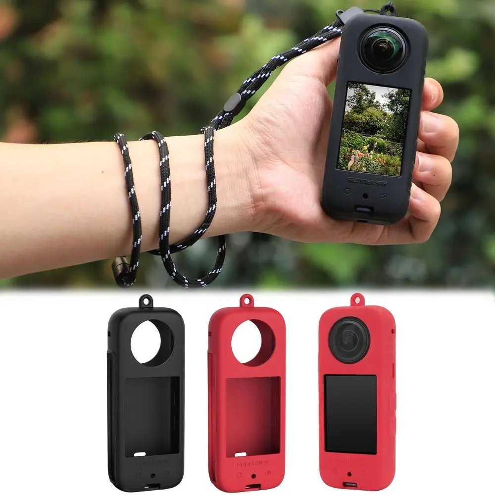 

Силиконовая Защитная крышка для объектива Insta360 X3, защита экрана от царапин, аксессуары для фотоаппарата Insta360 X3