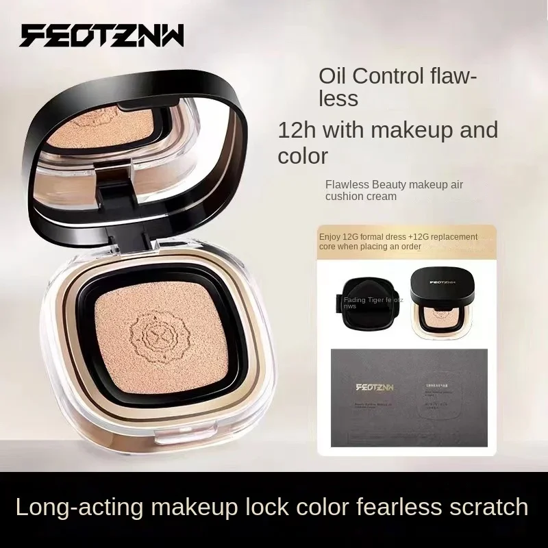 Feotznw Flawless Skin Beauty Makeup Holding Air Cushion CC Cream Concealer Moisturizing Liquid Foundation Facial Makeup 2