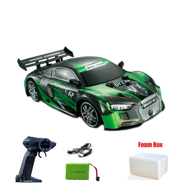 Rc carro para r8 gt 2.4g corrida drift carro 1:10 alta velocidade campeão  carro de controle de rádio modelo do veículo brinquedo passatempo elétrico