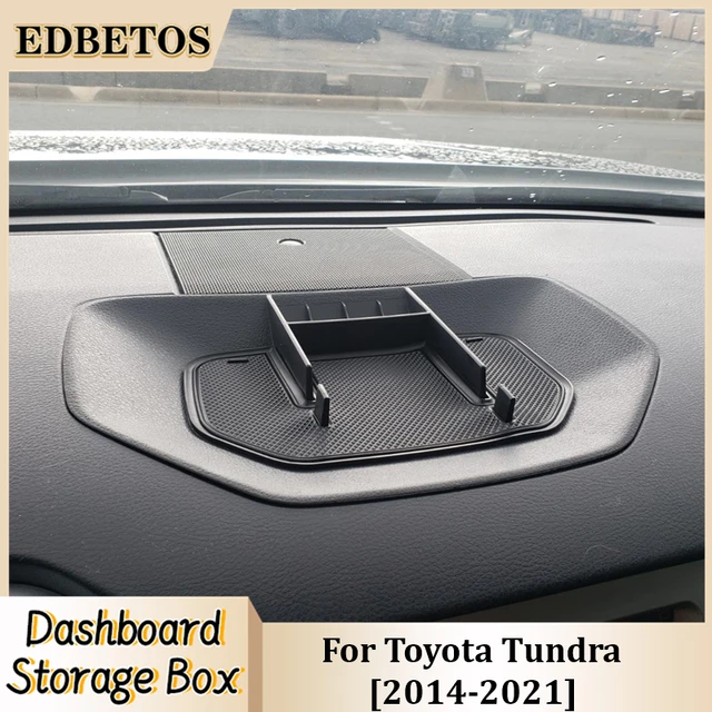 대시 센터 콘솔 테이블 보관함, 계기판 주최자 ABS Anti-Slip Backing, 대시 보드 크래들 For Toyota Tundra 2014-2021 판매 순위