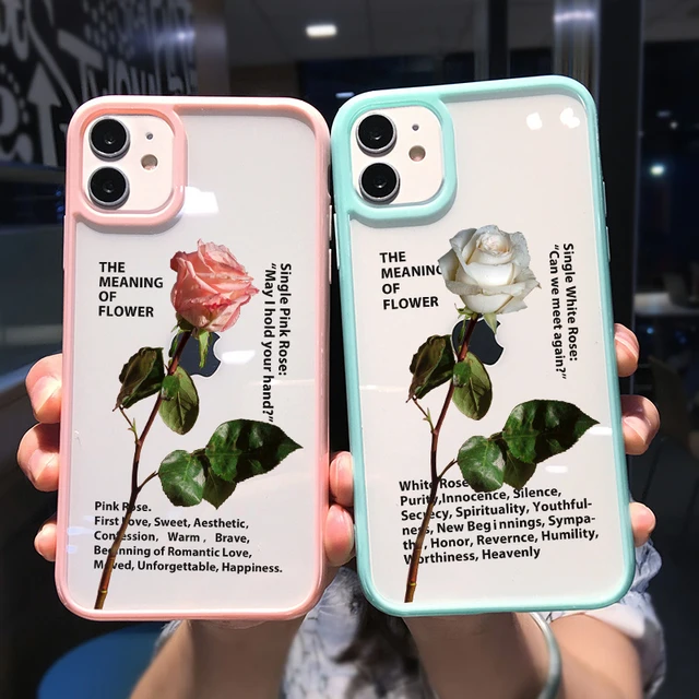 FLORAL CELL PHONE BAG - Off White