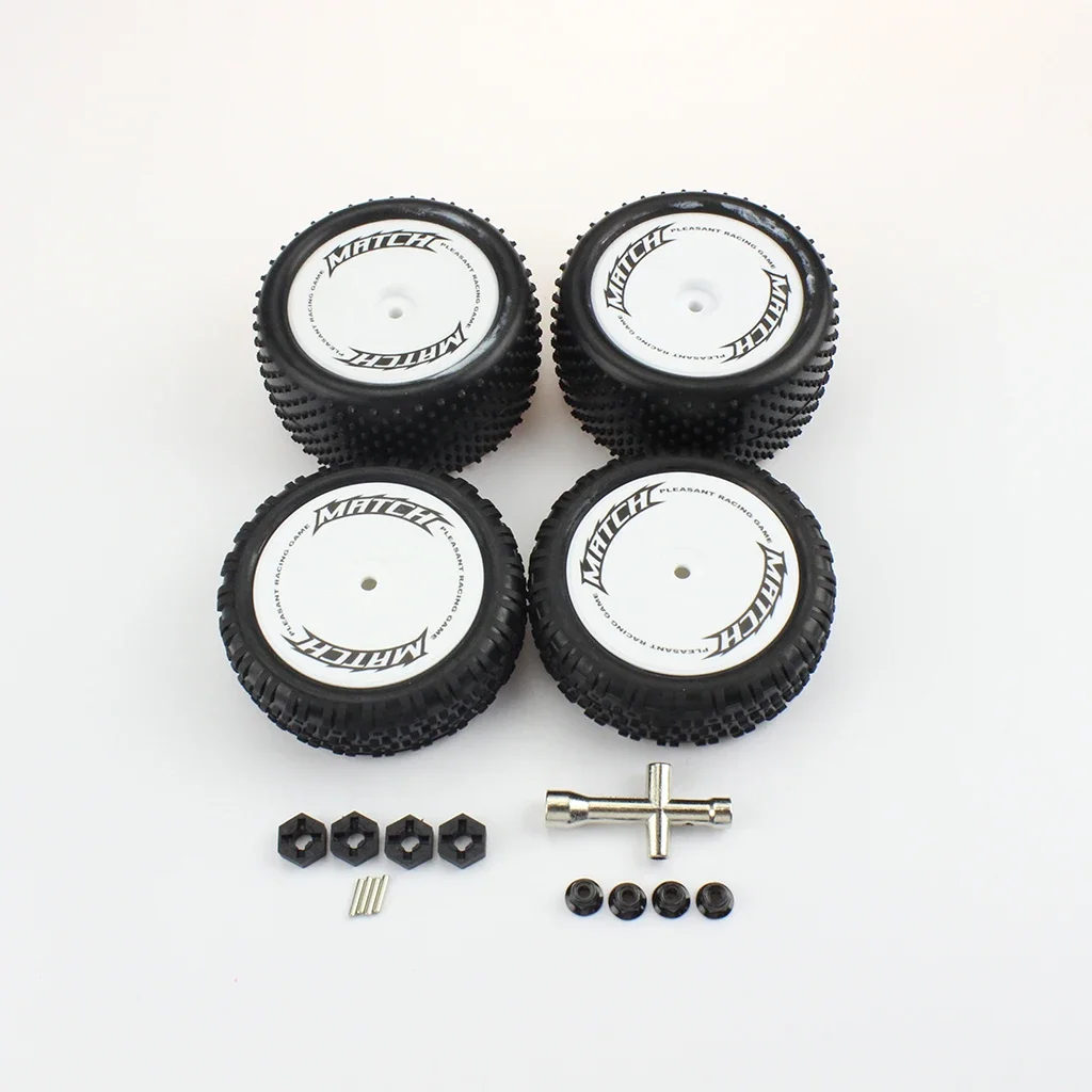 

4 шт., передние и задние шины для автомобиля Wltoys 104001 1/10