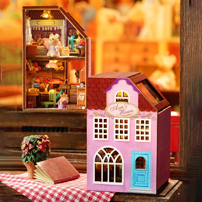 Hemoton 12 Pcs Dollhouse Miniature Books Mini Book Toys Kids Dollhouse Ornaments, Size: 1.60