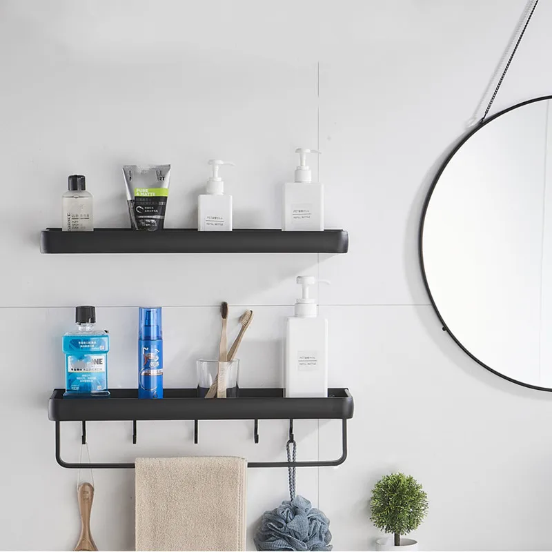 

Принадлежности для уборной комнаты, сушилка, полка без перфорации, космическое пространство для косметики, алюминиевое хранилище, контейнер для хранения