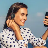 Retro Headset Classic Earphones With Ear Cushion Retro Headphone Underwire Wired Headset Clear Sound Vintage Headphones For Home - Image 2