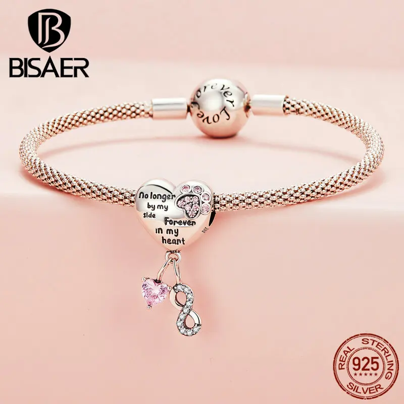 Ciondoli A Forma Di Zampa E Infinito – Charm Per Bracciale E Collana, Foro 4,5-5 Mm, Eleganti E Resistenti, Regalo Perfetto Per Donna