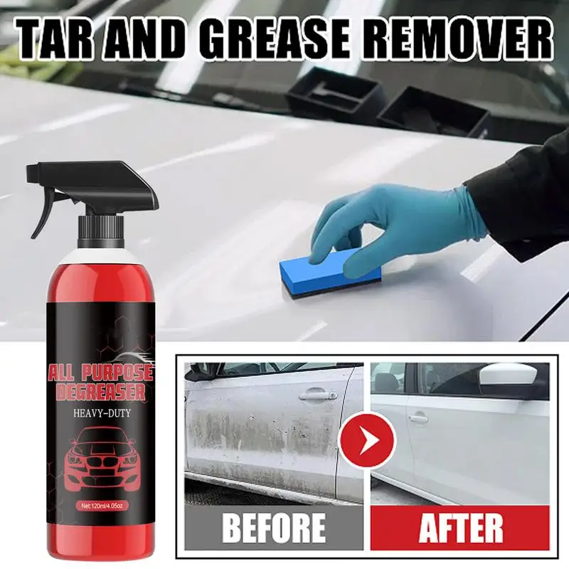 

120ml Multi-Purpose Liquid Cleaner Spray Car Interior Leather Clean Multifunctional Foam Cleaner Car Body Surface Cleaning Spray