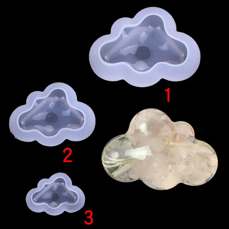 

Mirror Stereo Clouds White Clouds Baking Silicone Mold Cake Decoration Clay Gypsum Aromatherapy Handmade Soap Gum Dropping Mold