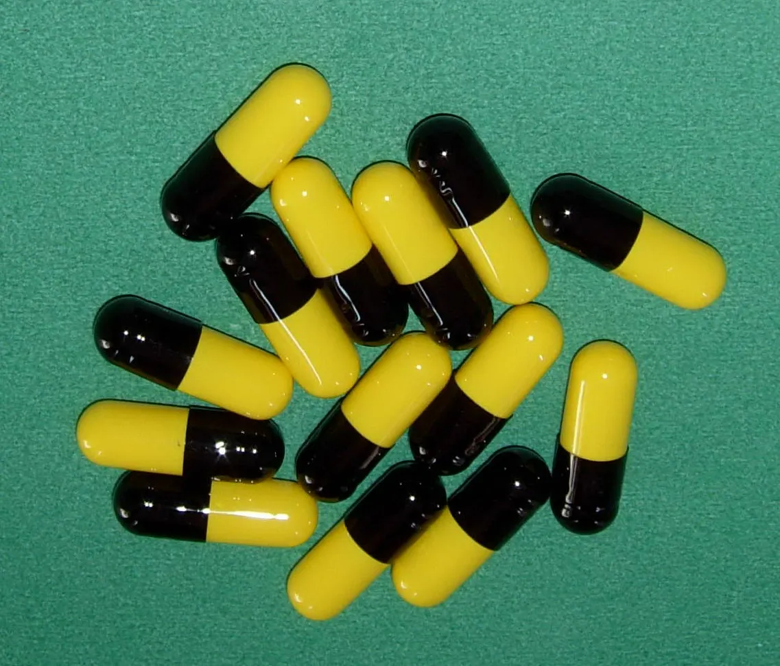 10,000pcs 0# Hard Gelatin Empty Capsules Clear Colored Capsule Case